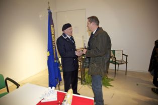 Menconi con il Comandante della Capitaneria di porto di Marina di Carrara C.F. Maurizio Paganini