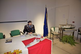 Il Socio emerito  nonche Alfiere ufficiale del Grppo ANMI di Carrara
