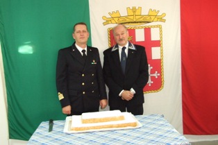  Come da  migliori tradizioni inizia l'abbuffata di Santa Barbara.Grazie alla  Capitaneria di Porto di Marina di Carrara  cha ha voluto invitare l'ANMI al pranzo Sociale.