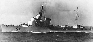 Il cacciatorpediniere Geniere nel 1941